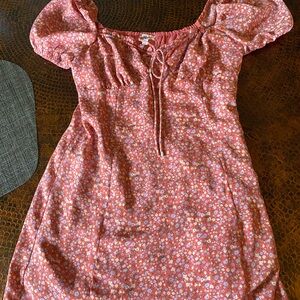 BP. Coral Floral Dress